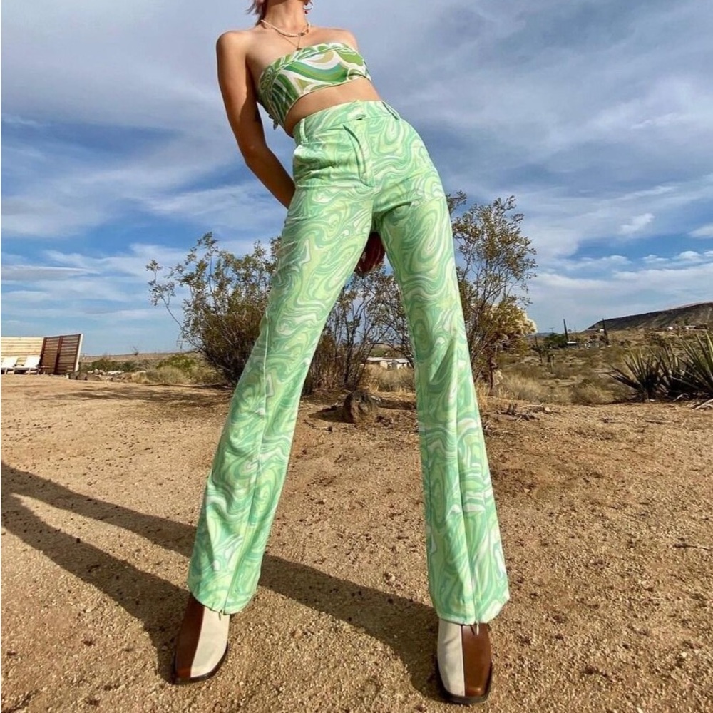 House of Sunny Green Paradise Party Pants